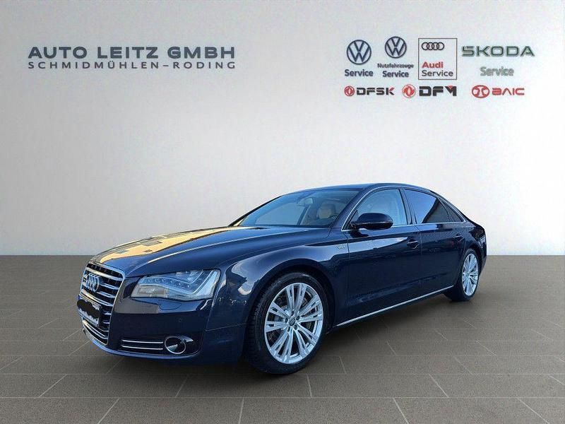 Blau Gebraucht 2012 Audi A8L Ambiente Limousine | 21.940 € (Fairer Preis) - Bild 1/4
