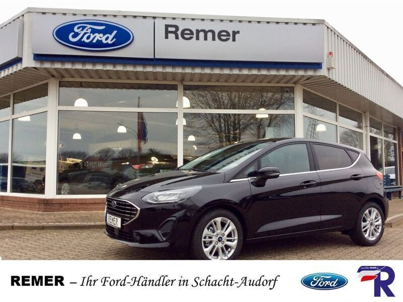 Schwarz Gebraucht 2023 Ford Fiesta Titanium Kleinwagen | 18.690 € (Fairer Preis) - Bild 1/4