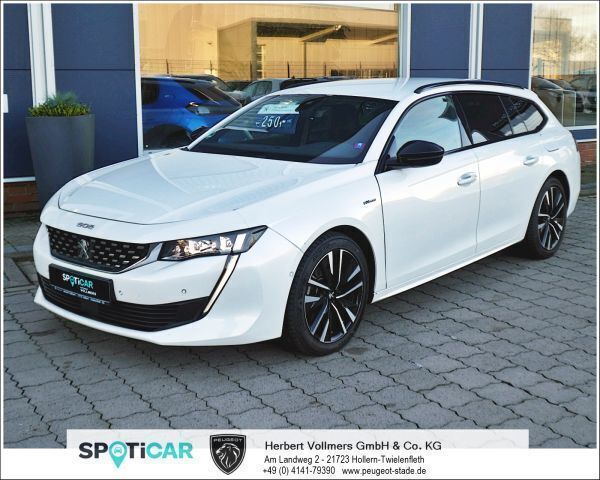 Perlmutt weiß metallic Gebraucht 2021 Peugeot 508 GT Kombi | 24.850 € (Teuer) - Bild 1/4