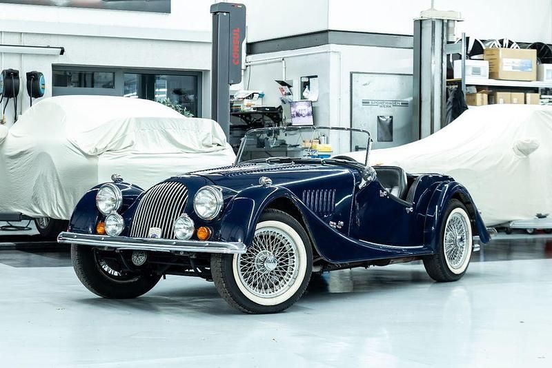 Blau Gebraucht 1977 Morgan Roadster Cabrio | 34.890 € - Bild 1/4