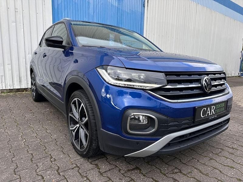 Blau Gebraucht 2021 VW T-Cross Style SUV | 18.960 € (Guter Preis) - Bild 1/4