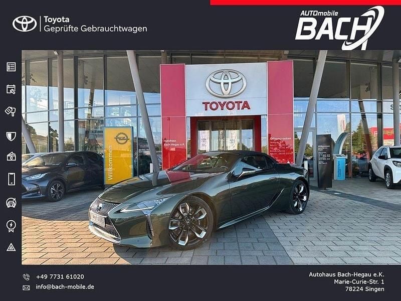 Grün Neu 2025 Lexus LC 500 Cabrio | 119.990 € - Bild 1/4
