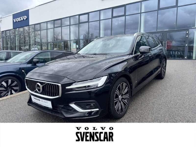 Onyx black / metallic (schwarz) Gebraucht 2021 Volvo V60 Inscription Kombi | 27.790 € (Etwas zu teuer) - Bild 1/4