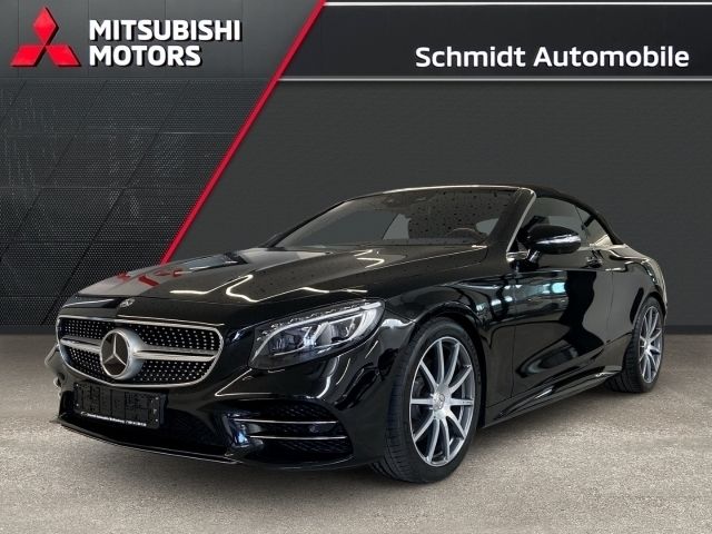 Obsidian schwarz (schwarz) Gebraucht 2018 Mercedes S560 AMG line Limousine | 92.700 € - Bild 1/4