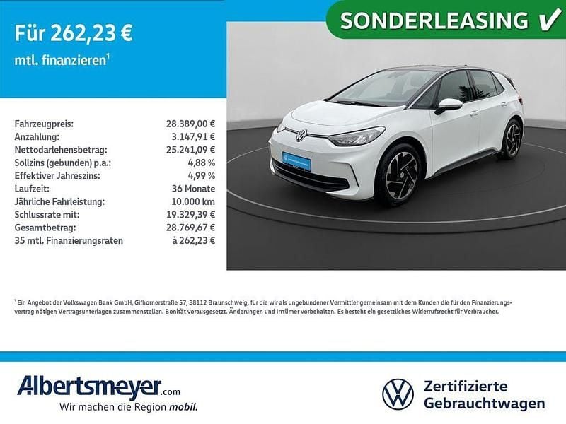 Gebraucht VW ID.3 Pro 150 kW (204 PS) 2024 Weiß Kleinwagen