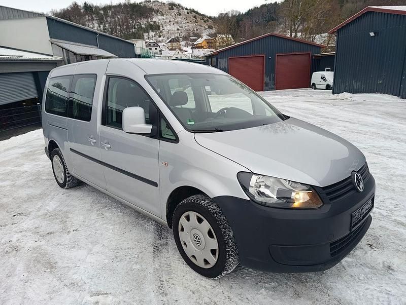 Gebraucht VW Caddy Maxi Trendline 102 PS (75 kW) 2012 Silber Van / Kleinbus
