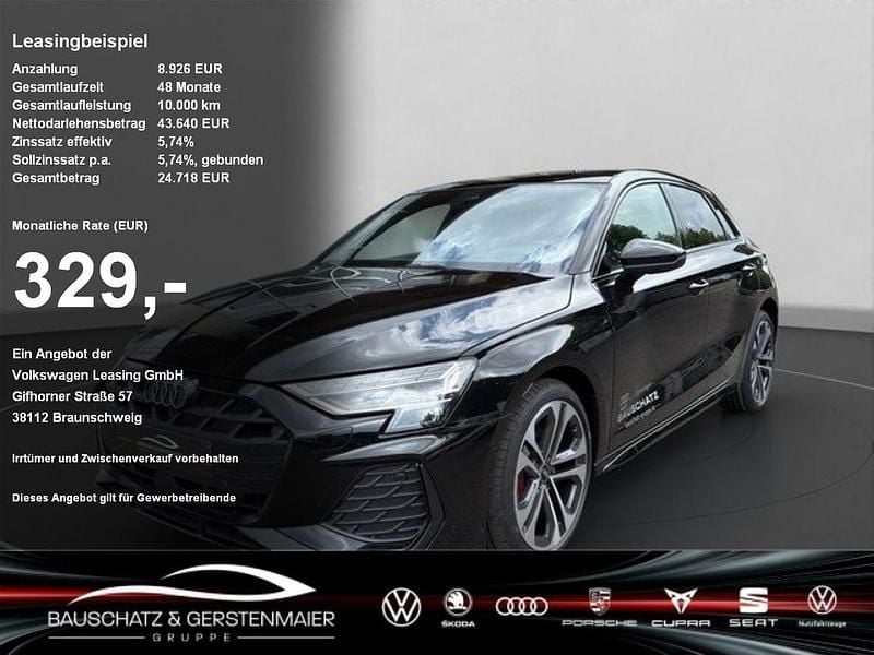 Gebraucht Audi A3 S-Line 150 PS (110 kW) 2025 Mythosschwarz metallic Limousine