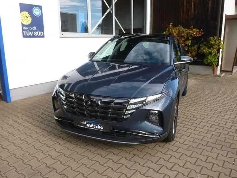 Blau Gebraucht 2021 Hyundai Tucson Trend SUV | 20.990 € (Superpreis) - Bild 1/4