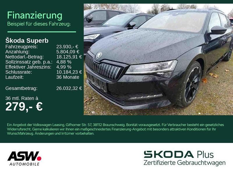 Schwarzmagic perleffekt Gebraucht 2022 Skoda Superb SportLine Kombi | 23.930 € (Fairer Preis) - Bild 1/4