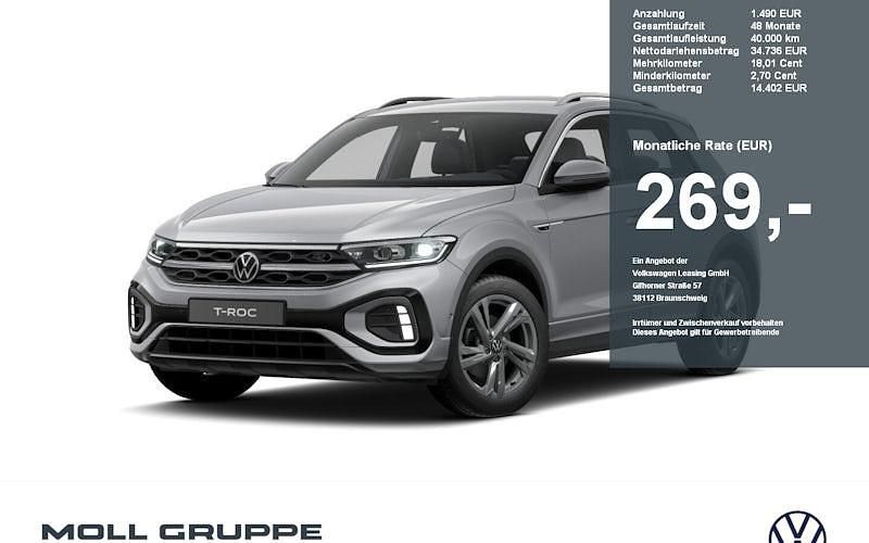 Silber Neu 2025 VW T-Roc R-line SUV | 46.499 € (Fairer Preis) - Bild 1/2