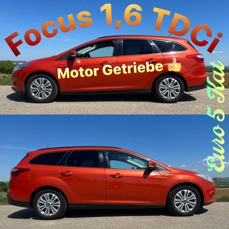Rot Gebraucht 2011 Ford Focus Titanium Kombi | 2.999 € (Guter Preis) - Bild 1/4