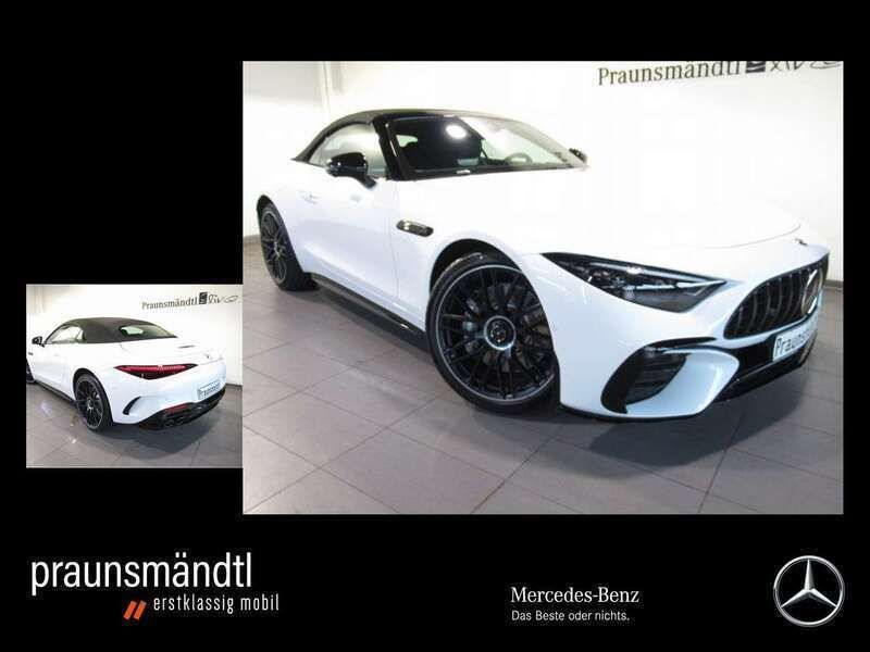 Weiß Gebraucht 2023 Mercedes SL43 AMG AMG Cabrio | 114.900 € - Bild 1/4