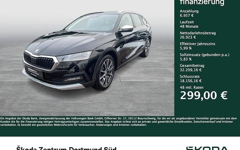 Schwarz Gebraucht 2022 Skoda Octavia Scout 4x4 Kombi | 33.880 € (Fairer Preis) - Bild 1/4