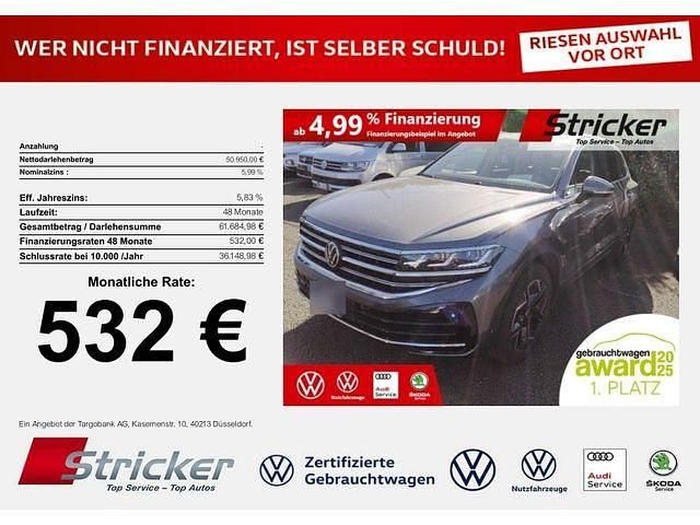 Siliziumgrau metallic (metallic) Gebraucht 2024 VW Touareg Elegance SUV | 50.950 € - Bild 1/3