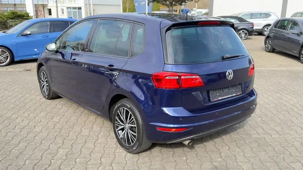 Gebraucht VW Golf Sportsvan Allstar 116 PS (85 kW) 2017 Blau Van / Kleinbus