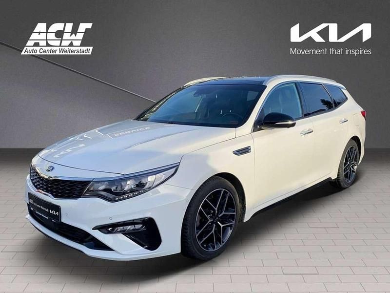 Schnee weiß Gebraucht 2019 Kia Optima Kombi | 17.477 € (Fairer Preis) - Bild 1/4