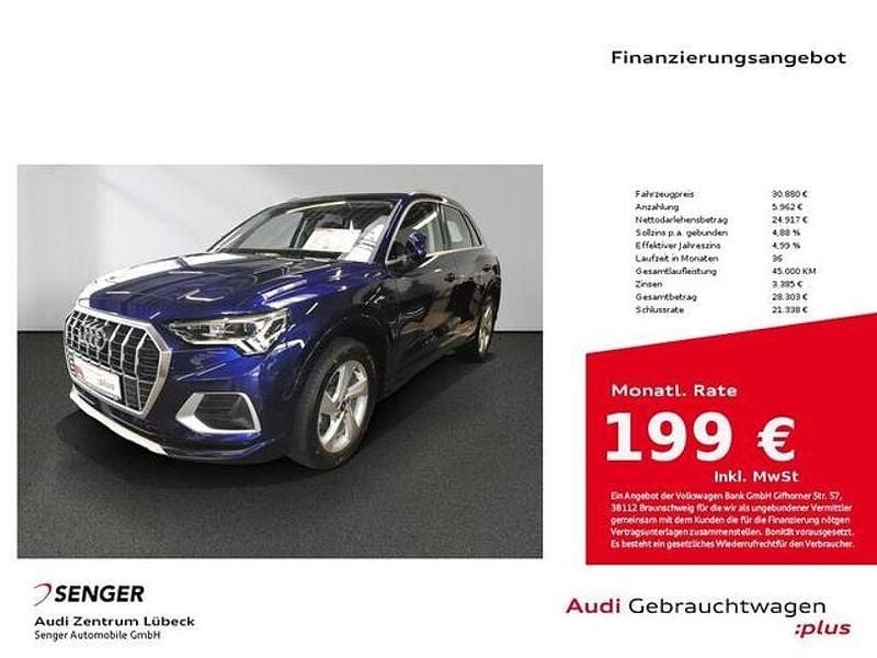 Gebraucht Audi Q3 Advanced 150 PS (110 kW) 2023 Blau SUV
