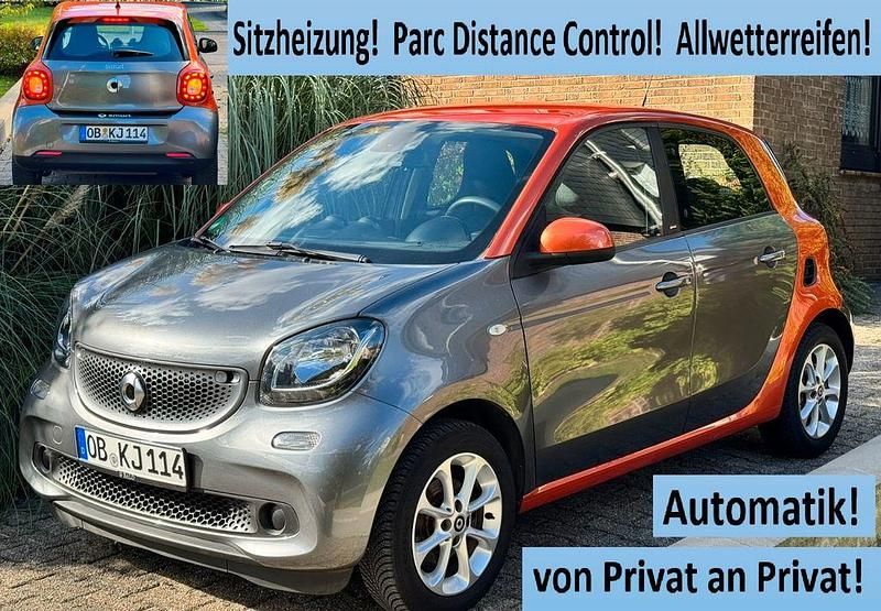 Grau Gebraucht 2016 Smart ForFour Passion Limousine | 8.190 € (Superpreis) - Bild 1/4