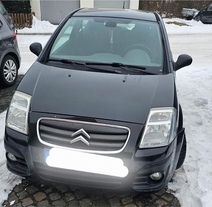 Gebraucht Citroën C2 90 PS (66 kW) 2008 Schwarz Kleinwagen