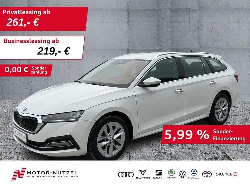 Candyweiss Gebraucht 2022 Skoda Octavia Style Kombi | 18.560 € (Guter Preis) - Bild 1/4