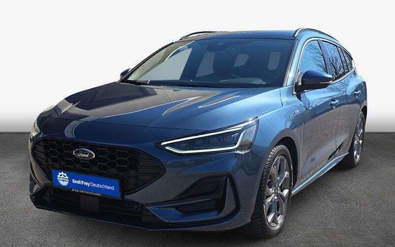 Blau Gebraucht 2023 Ford Focus ST-Line Kombi | 23.925 € (Guter Preis) - Bild 1/4