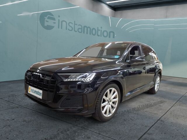 Schwarz Gebraucht 2024 Audi Q7 S-Line SUV | 73.580 € (Superpreis) - Bild 1/2