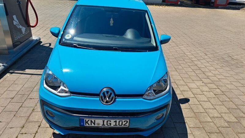 Blau Gebraucht 2017 VW up! Sound Kleinwagen | 8.250 € (Guter Preis) - Bild 1/4