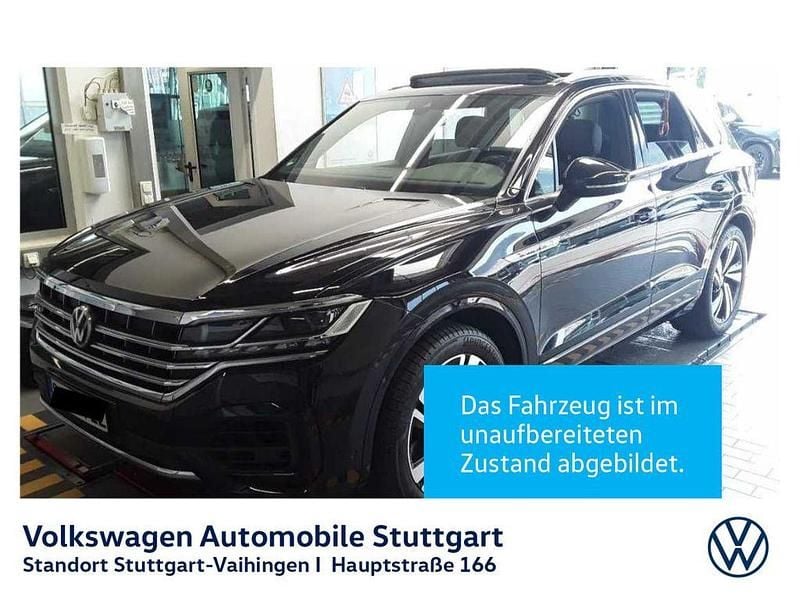 2t deep black perleffekt Gebraucht 2019 VW Touareg R-line SUV | 42.830 € (Fairer Preis) - Bild 1/4