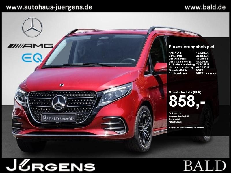 Hyazinthrot metallic Gebraucht 2024 Mercedes V300 Avantgarde Van / Kleinbus | 74.690 € (Teuer) - Bild 1/4