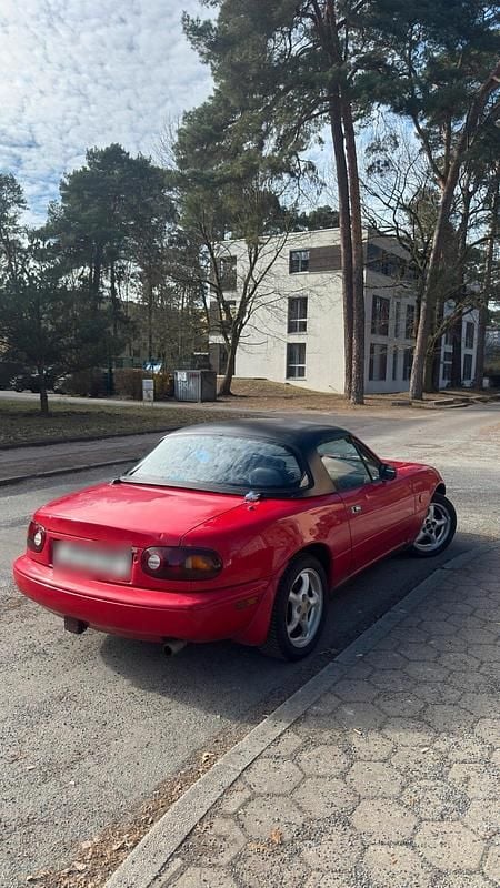 Gebraucht Mazda MX5 116 PS (85 kW) 1991 Rot Cabrio