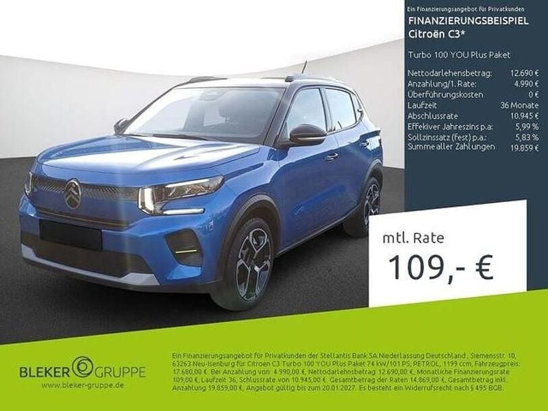 Lackierung bright blue/typ aussenverkleidung metalliclackierung Gebraucht 2025 Citroën C3 Limousine | 17.680 € (Teuer) - Bild 1/3