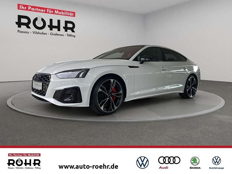 Gletscherweissmetallic Gebraucht 2024 Audi S5 Sportback Ambiente Kleinwagen | 63.510 € (Etwas zu teuer) - Bild 1/4