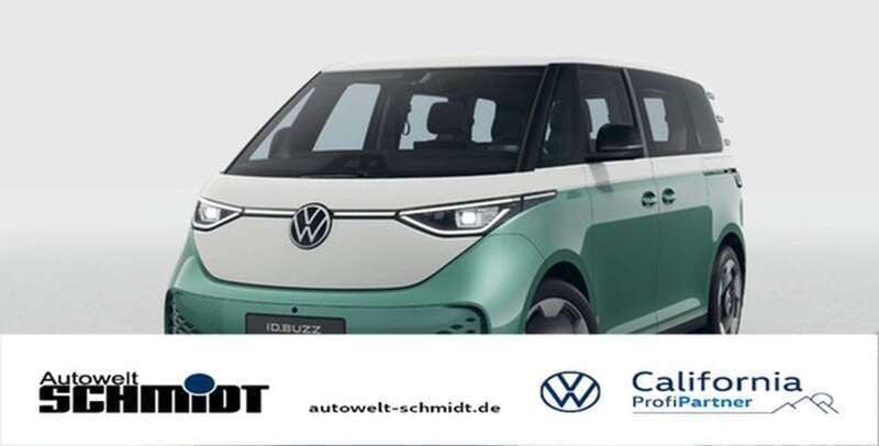 Candyweiß/bay leaf green m... Gebraucht 2025 VW ID. Buzz Pro Van | 57.999 € (Superpreis) - Bild 1/4