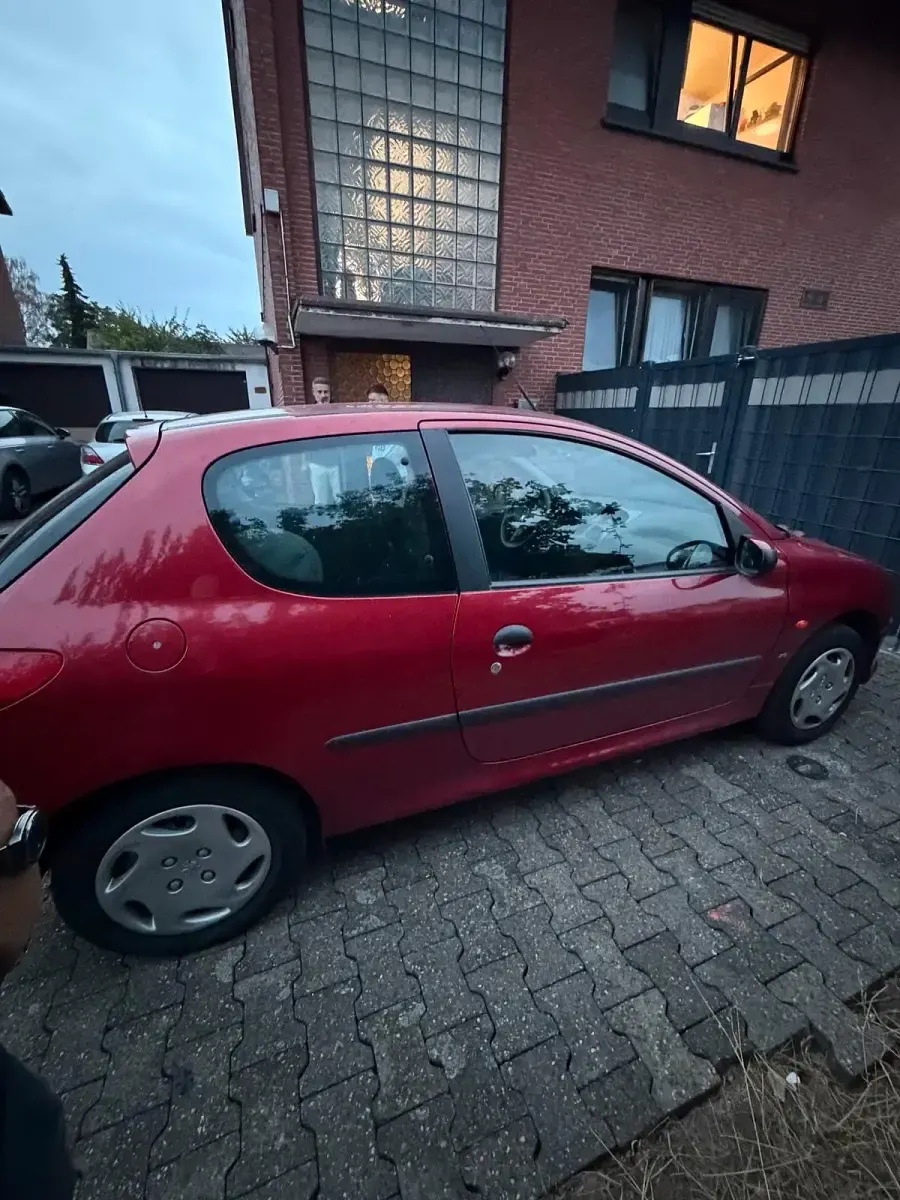 Gebraucht Peugeot 206 60 PS (44 kW) 1999 Rot Kleinwagen