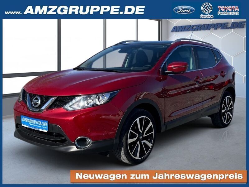 New red met Gebraucht 2015 Nissan Qashqai Tekna SUV | 14.890 € (Fairer Preis) - Bild 1/4
