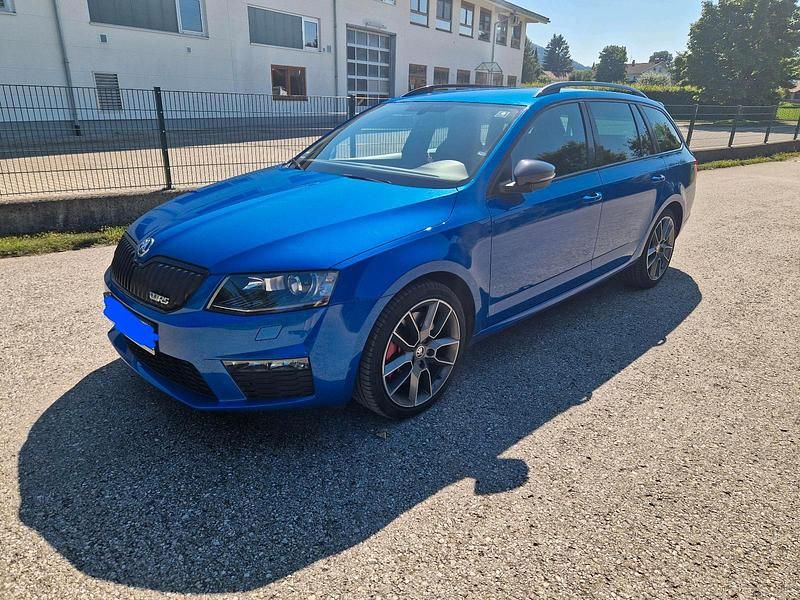 Blau Gebraucht 2014 Skoda Octavia RS Kombi | 12.800 € (Guter Preis) - Bild 1/4