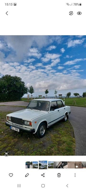 Gebraucht Lada 2107 65 PS (47 kW) 1988 Weiß Limousine