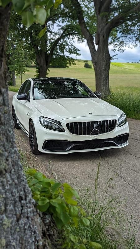 Gebraucht Mercedes C63 AMG 2017 Weiß Limousine