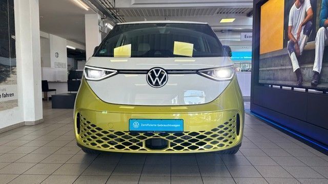 Gebraucht VW ID. Buzz Pro 150 kW (204 PS) 2024 Candyweiß/limonengelb meta... Van / Kleinbus