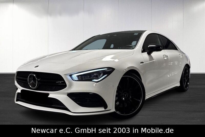 Weiß Gebraucht 2023 Mercedes CLA35 AMG AMG Limousine | 49.150 € (Fairer Preis) - Bild 1/4