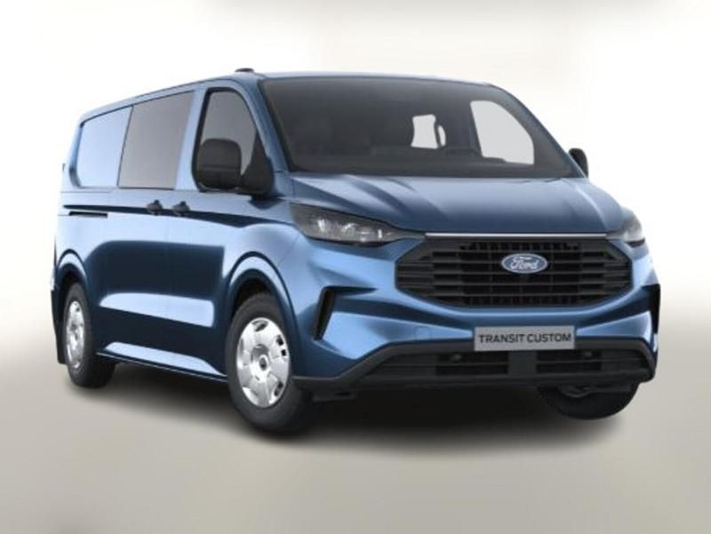 Chrome blue metallic Neu 2025 Ford Transit Custom Trend Van / Kleinbus | 41.490 € (Fairer Preis) - Bild 1/3