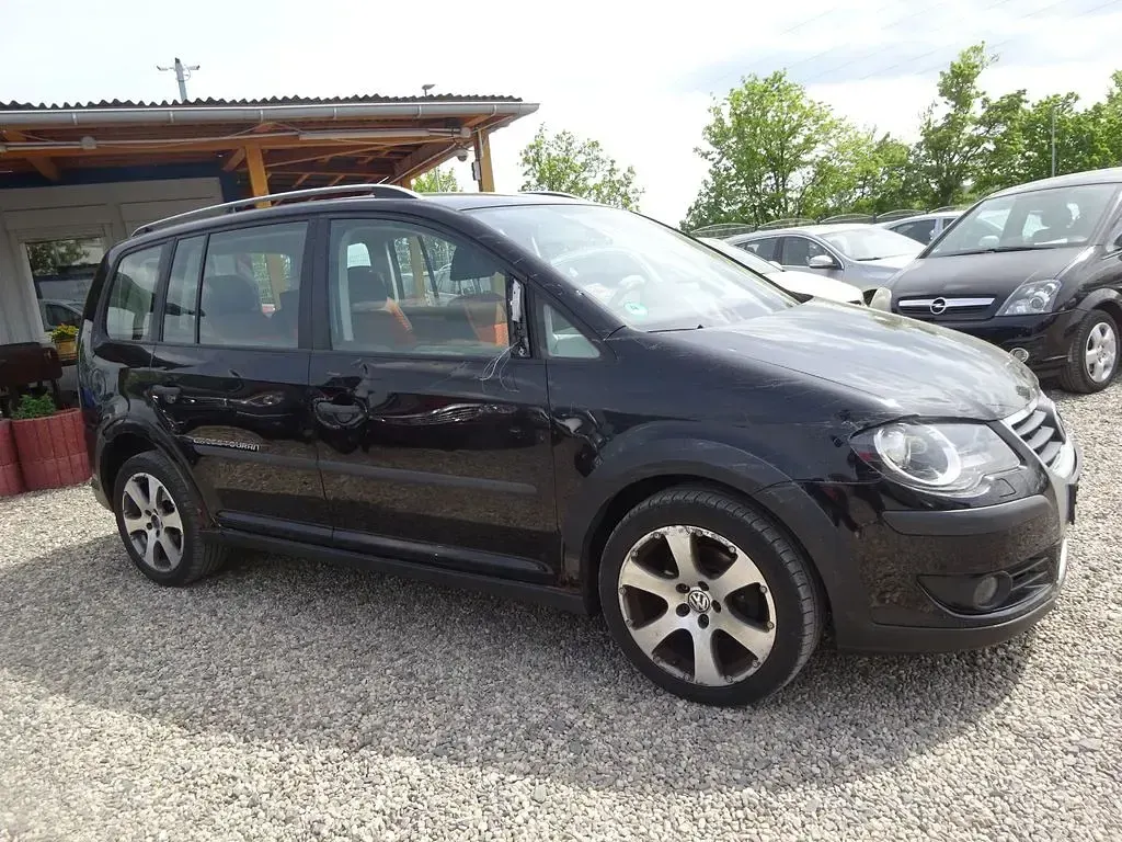 Gebraucht VW Touran Cross 140 PS (102 kW) 2007 Schwarz Van / Kleinbus