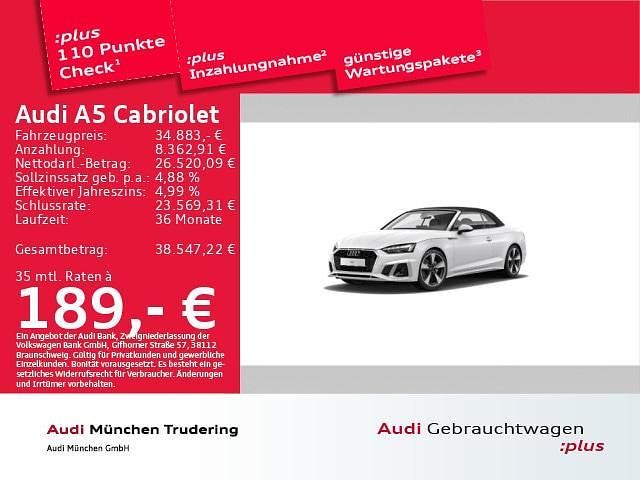 Gebraucht 2021 Audi A5 S-Line Coupé | 34.883 € (Superpreis) - Bild 1/2