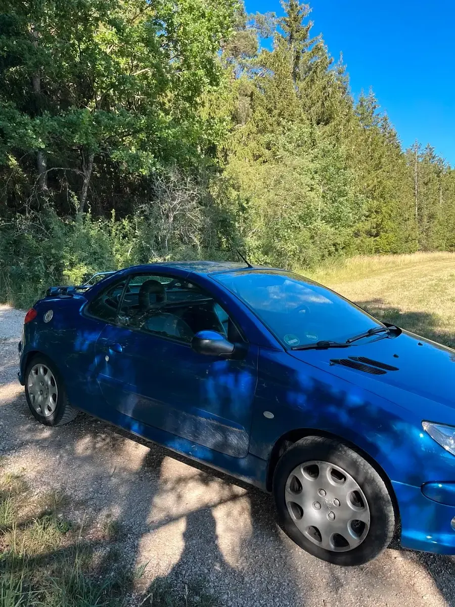 Gebraucht Peugeot 206 CC 136 PS (100 kW) 2004 Blau Cabrio