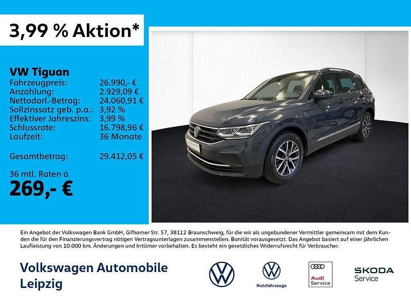 Grau Gebraucht 2022 VW Tiguan Life SUV | 26.990 € (Fairer Preis) - Bild 1/3