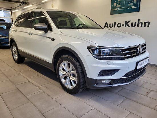 Pure white Gebraucht 2020 VW Tiguan Allspace Highline SUV | 27.900 € (Guter Preis) - Bild 1/4