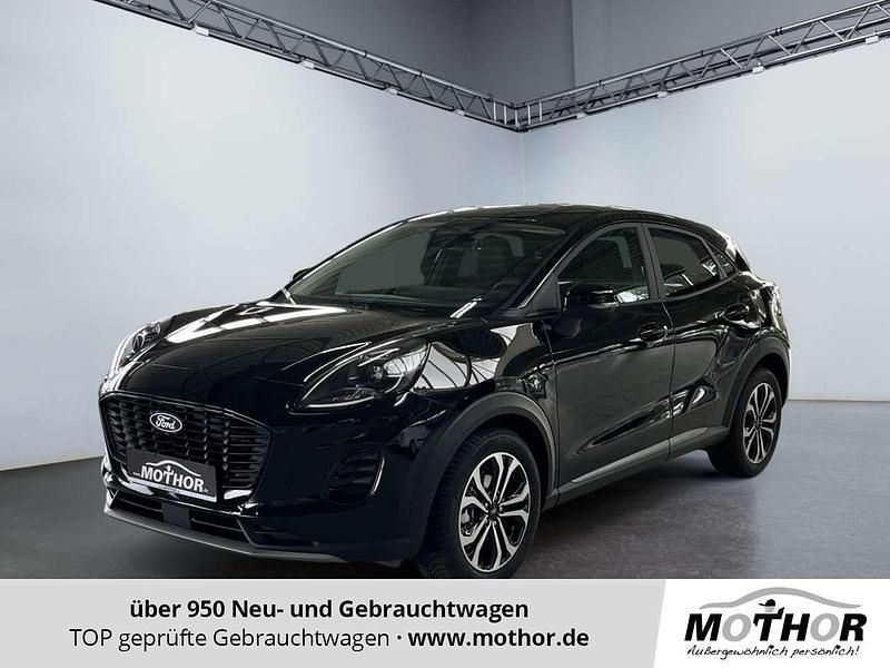 Obsidianschwarz metallic Neu 2025 Ford Puma Titanium Kleinwagen | 23.417 € (Superpreis) - Bild 1/4