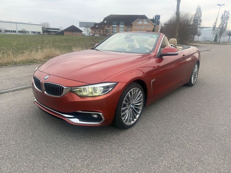 Sunset orange metallic Gebraucht 2019 BMW 430 Cabriolet Luxury Line Cabrio | 28.441 € (Fairer Preis) - Bild 1/4