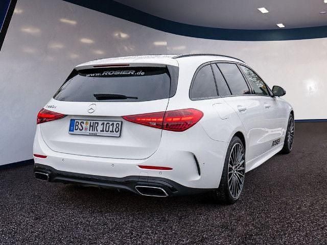 Gebraucht Mercedes C220 AMG line 200 PS (147 kW) 2024 Weiss / polarweiß Kombi