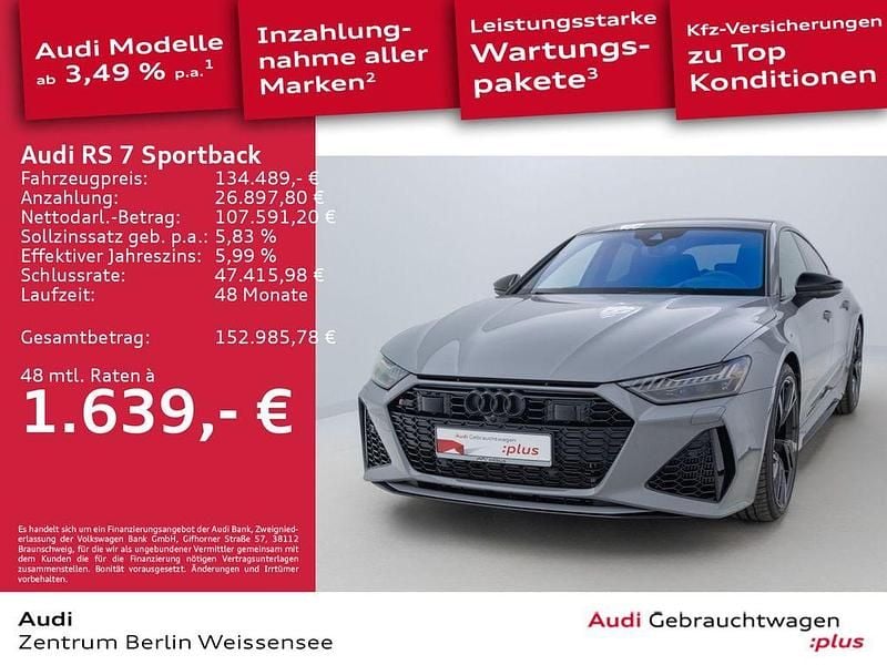 Gebraucht Audi RS7 Sportback Performance 630 PS (463 kW) 2025 Grau Kleinwagen